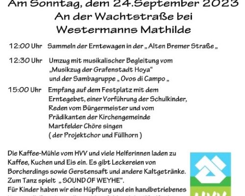 Erntefest in Martfeld 2023