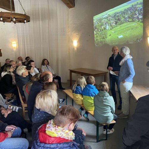 Gäste aus La Bazoge zu Gast in der Mühle